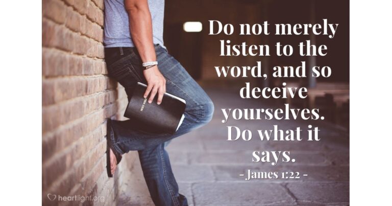 James 1:22 — Today's Verse for Sunday, August 2, 2026