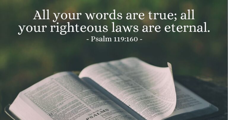 Psalm 119:160 — Today's Verse for Thursday, August 6, 2026