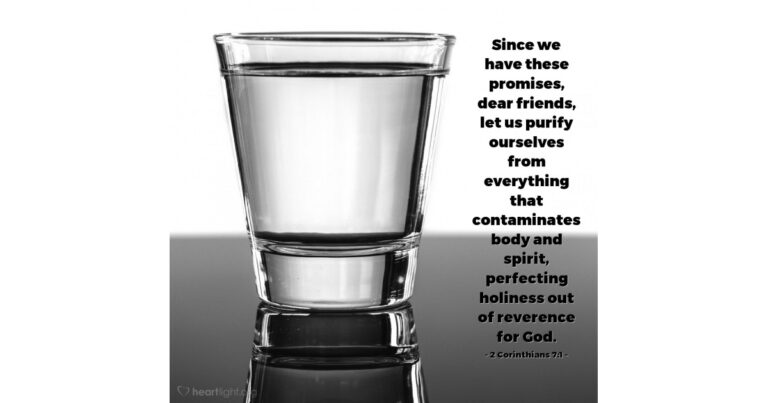 Today's Verse - 2 Corinthians 7:1