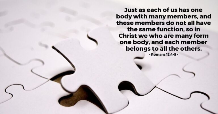 Today's Verse - Romans 12:4-5