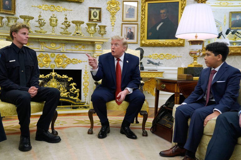Trump Tells Kid 'God Was Watching You,' Honors Teen Who Saved Boy's Life