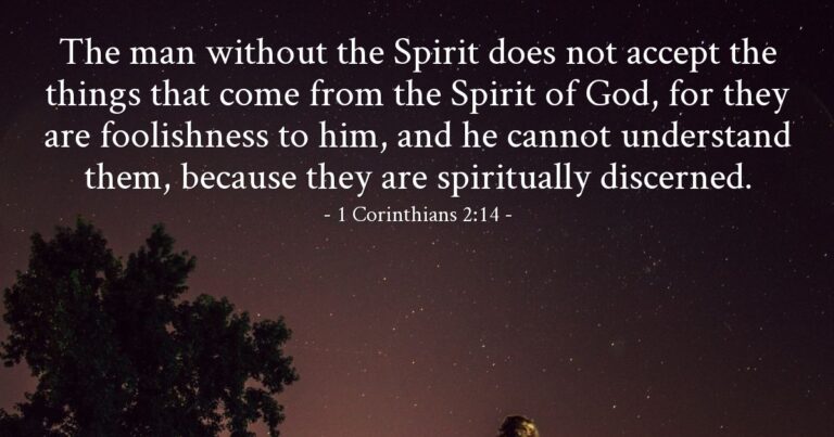 1 Corinthians 2:14 — Today's Verse for Monday, September 28, 2026