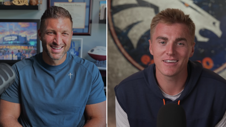 'He Was My Childhood Hero': Bo Nix and Tim Tebow Talk About Jesus and How Their Journeys Are Linked