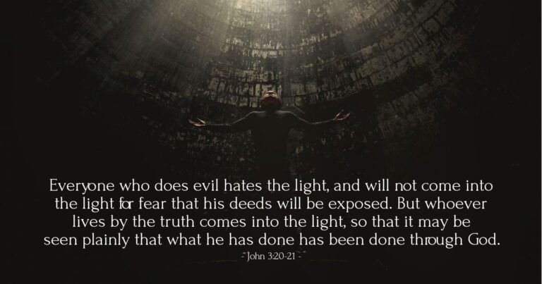 John 3:20-21 — Today’s Verse for Tuesday, September 29, 2026 John 3:20-21 — Today's Verse for Tuesday, September 29, 2026