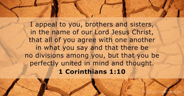 1 Corinthians 1:10