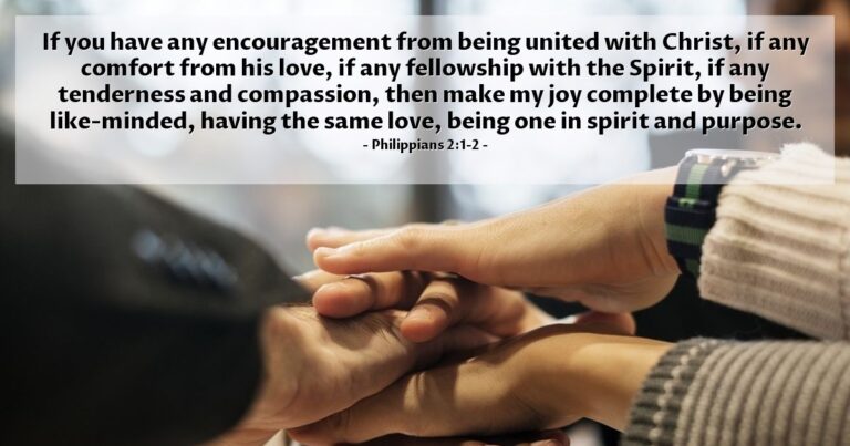 Philippians 2:1-2 — Today's Verse for Monday, September 14, 2026