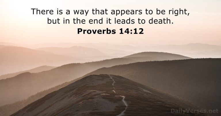 September 24, 2026 – Bible verse of the day Proverbs 14:12