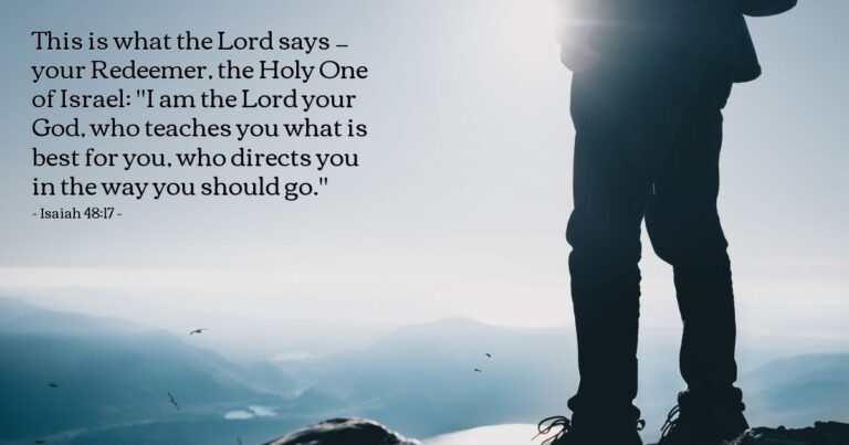 Today's Verse – Isaiah 48:17 Today's Verse - Isaiah 48:17