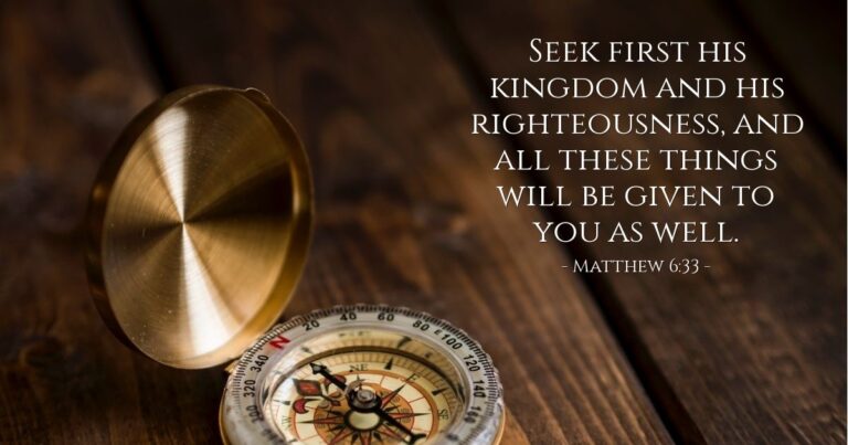Today's Verse - Matthew 6:33