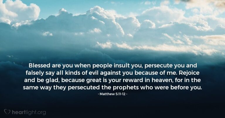 Matthew 5:11-12 — Today's Verse for Thursday, October 1, 2026