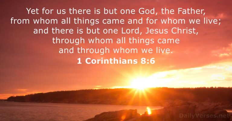 1 Corinthians 8:6