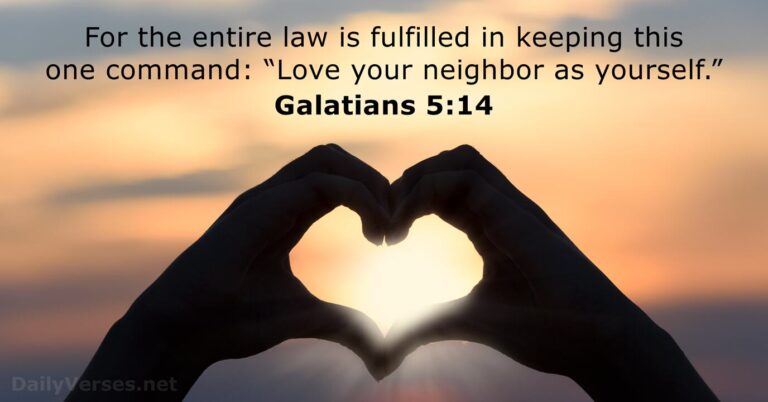 October 8, 2026 – Bible verse of the day Galatians 5:14