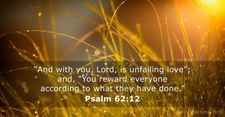 Psalm 62:12