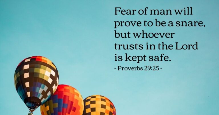 Proverbs 29:25 — Today's Verse for Friday, October 2, 2026