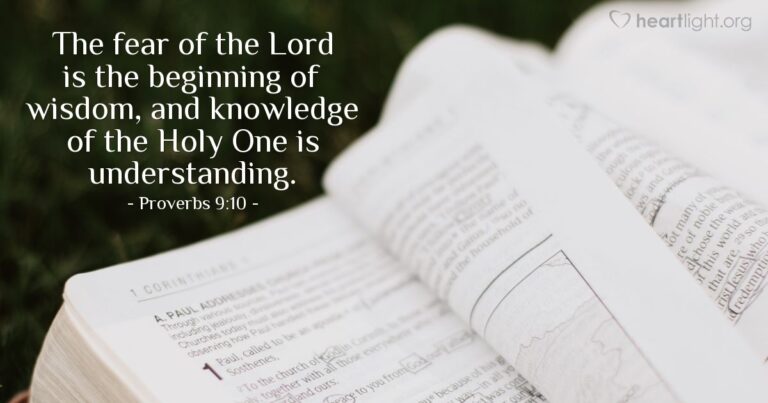 Proverbs 9:10 — Today's Verse for Saturday, October 24, 2026