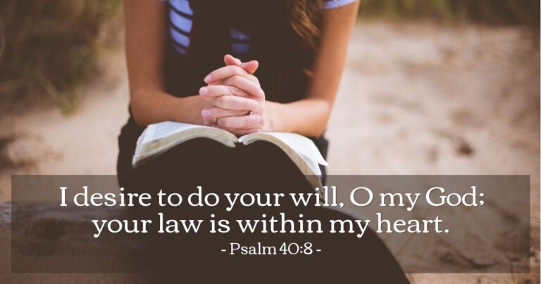 Psalm 40:8 — Today's Verse for Wednesday, October 21, 2026