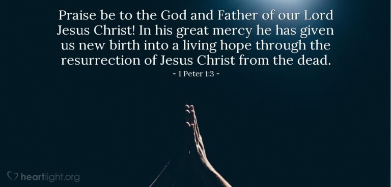 Today's Verse - 1 Peter 1:3
