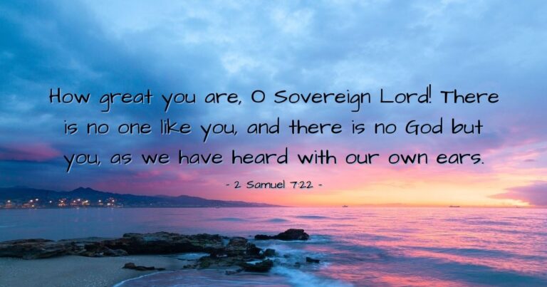 Today's Verse - 2 Samuel 7:22